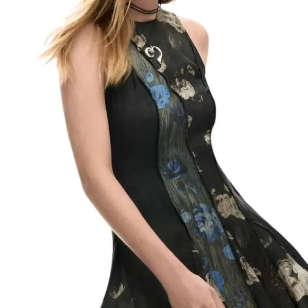 Desigual - Γυναικείο Φόρεμα Vest Nacne 26SWVW31-2000 Μαύρο 26SWVW31-2000