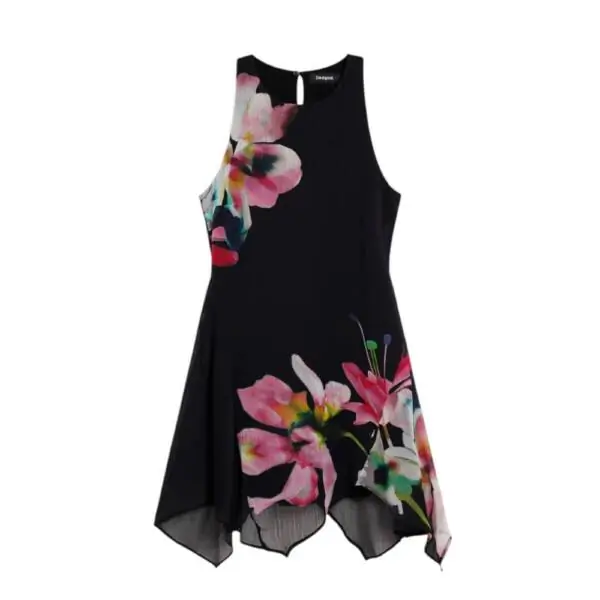 Desigual - Γυναικείο Φόρεμα Vest Nala 26SWVW46-2000 Μαύρο