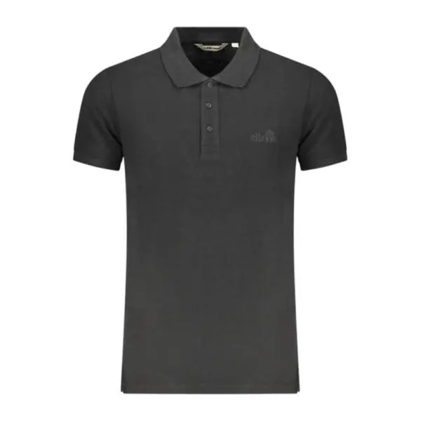 Ellesse - Ανδρικό Κοντομάνικο T-Shirt Polo Leonardo EHM217S26-050 Μαύρο EHM217S26-050