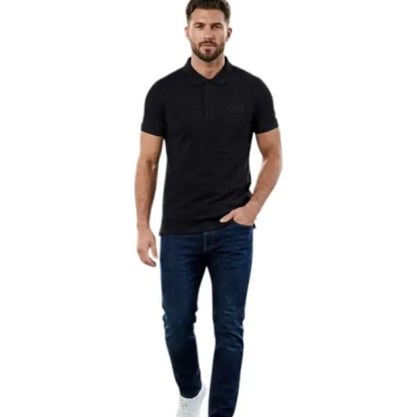 Ellesse - Ανδρικό Κοντομάνικο T-Shirt Polo Leonardo EHM217S26-050 Μαύρο