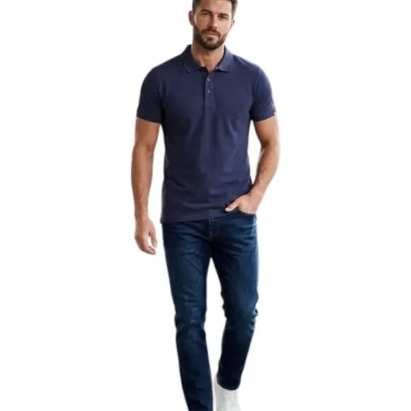 Ellesse - Ανδρικό Κοντομάνικο T-Shirt Polo Leonardo EHM217S26-519 Μπλε Σκούρο