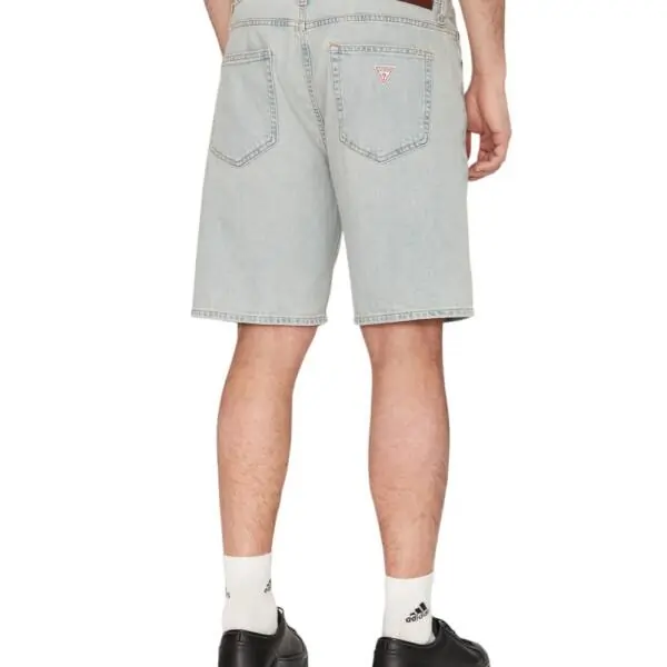 Guess - Ανδρική Βερμούδα Τζιν Regular Fit M4YD37D5M51-GAL1 Μπλε M4YD37D5M51-GAL1