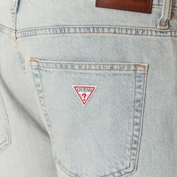 Guess - Ανδρική Βερμούδα Τζιν Regular Fit M4YD37D5M51-GAL1 Μπλε M4YD37D5M51-GAL1