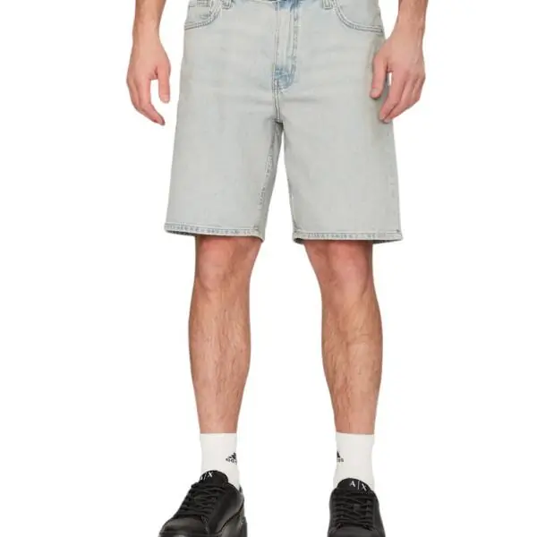 Guess - Ανδρική Βερμούδα Τζιν Regular Fit M4YD37D5M51-GAL1 Μπλε