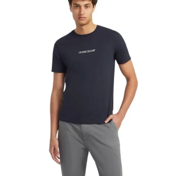Guess - Ανδρικό T-shirt Essential Logo M4YI52K8HM0-A71W Μπλε Σκούρο M4YI52K8HM0-A71W