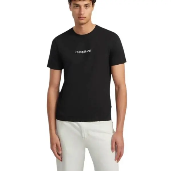 Guess - Ανδρικό T-shirt Essential Logo M4YI52K8HM0-JBLK Μαύρο M4YI52K8HM0-JBLK