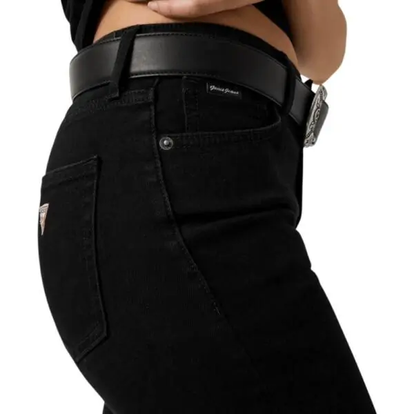 Guess - Γυναικείο Παντελόνι Τζιν G05 High Rise Skinny W5YA92D6311-INBO Μαύρο W5YA92D6311-INBO