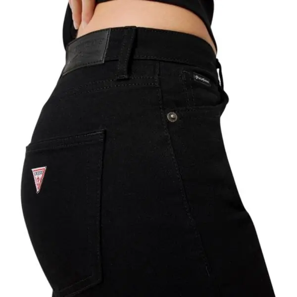 Guess - Γυναικείο Παντελόνι Τζιν G08 High Rise Skinny W5YA98D6311-INBO Μαύρο W5YA98D6311-INBO