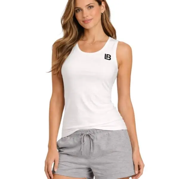 Laura Biagiotti – Γυναικεία Αμάνικη Μπλούζα Regular Fit BAP95004S-WHITE Λευκό