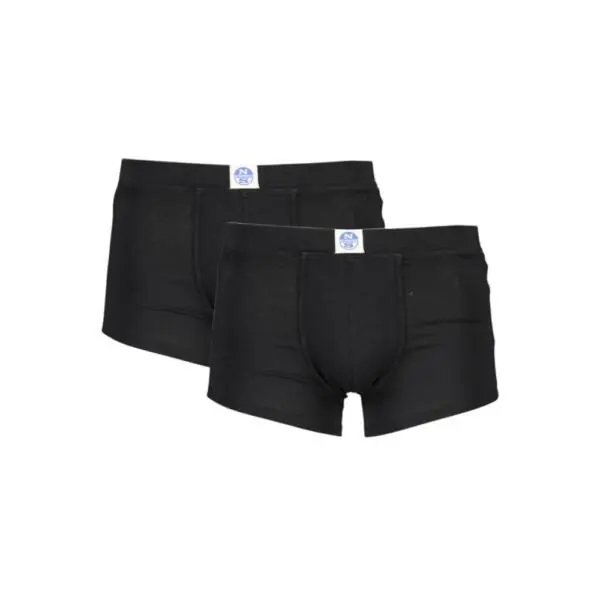 North Sails - Ανδρικά Εσώρουχα 2Pack NS01UTR01-BLACK Μαύρο NS01UTR01-BLACK