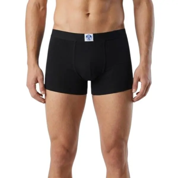 North Sails - Ανδρικά Εσώρουχα 2Pack NS01UTR01-BLACK Μαύρο