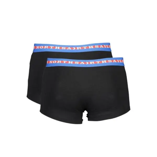 North Sails - Ανδρικά Εσώρουχα 2Pack NS01UTR04-BLACK Μαύρο NS01UTR04-BLACK