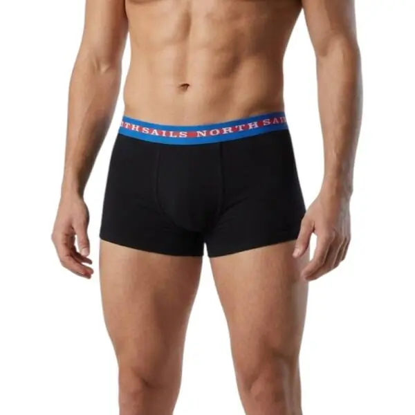 North Sails - Ανδρικά Εσώρουχα 2Pack NS01UTR04-BLACK Μαύρο