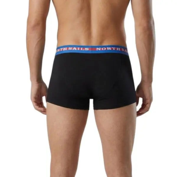 North Sails - Ανδρικά Εσώρουχα 2Pack NS01UTR04-BLACK Μαύρο NS01UTR04-BLACK