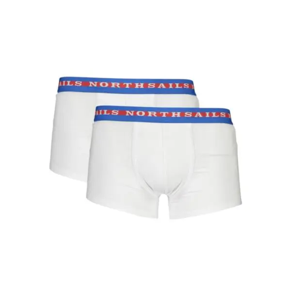 North Sails - Ανδρικά Εσώρουχα 2Pack NS01UTR04-WHITE Λευκό NS01UTR04-WHITE