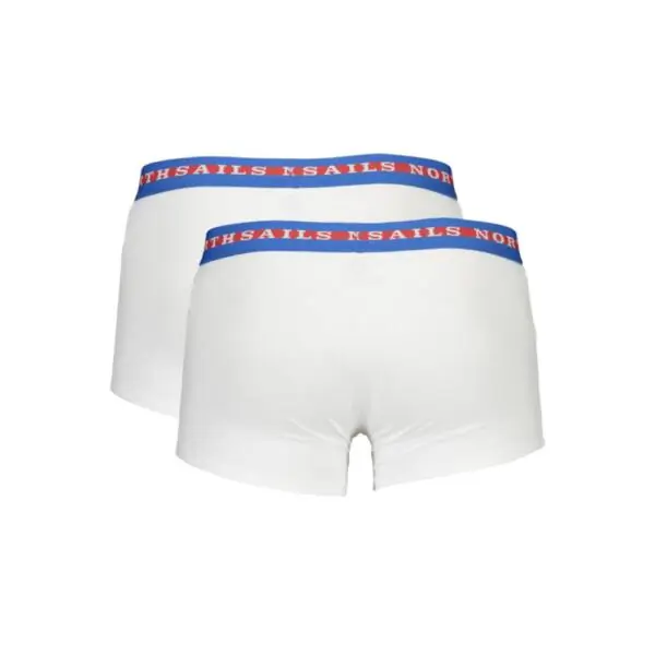 North Sails - Ανδρικά Εσώρουχα 2Pack NS01UTR04-WHITE Λευκό NS01UTR04-WHITE