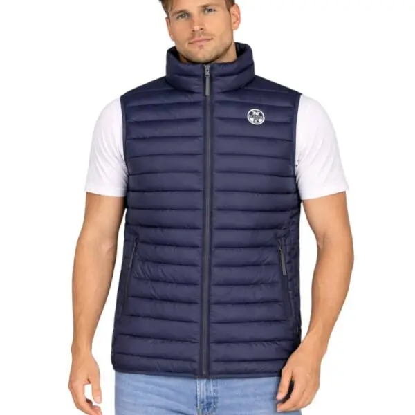 North Sails - Ανδρικό Αμάνικο Μπουφάν 901200-000-0802 Μπλε 901200-000-0802