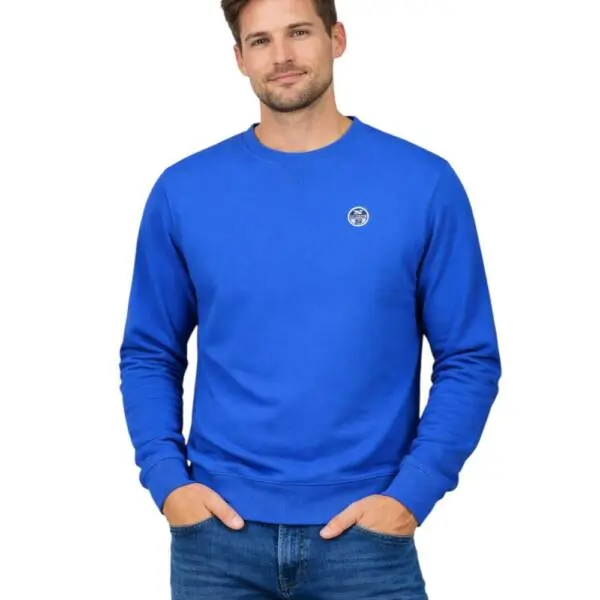 North Sails- Ανδρικό Φούτερ Hoodie Regular Fit 993035-000-0760 Μπλε