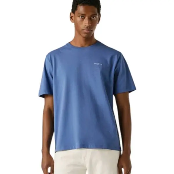 Pepe Jeans - Ανδρικό T-shirt Contrast Connor PM5010179-576 Μπλε PM5010179-576