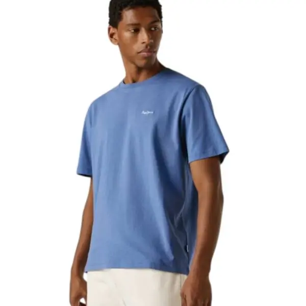 Pepe Jeans - Ανδρικό T-shirt Contrast Connor PM5010179-576 Μπλε PM5010179-576