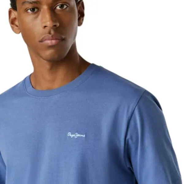 Pepe Jeans - Ανδρικό T-shirt Contrast Connor PM5010179-576 Μπλε PM5010179-576