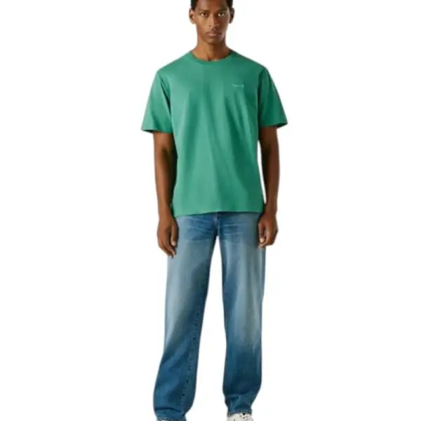 Pepe Jeans - Ανδρικό T-shirt Contrast Connor PM5010179-671 Πράσινο PM5010179-671