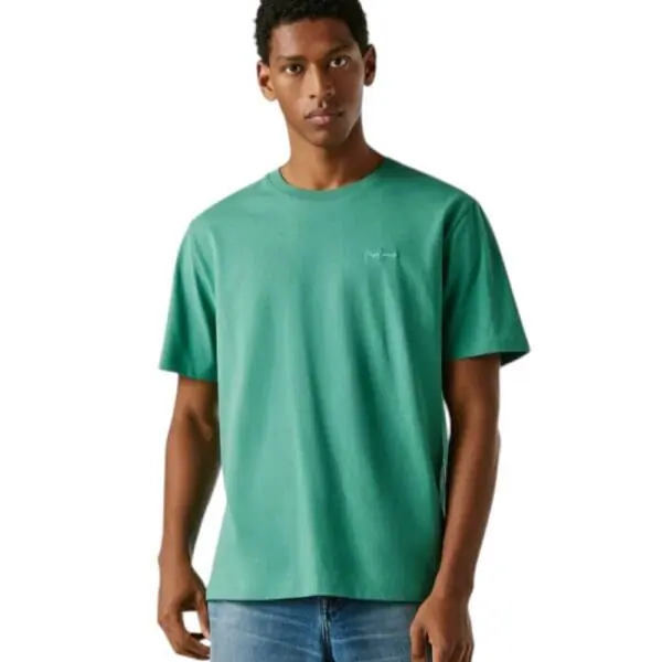 Pepe Jeans - Ανδρικό T-shirt Contrast Connor PM5010179-671 Πράσινο PM5010179-671