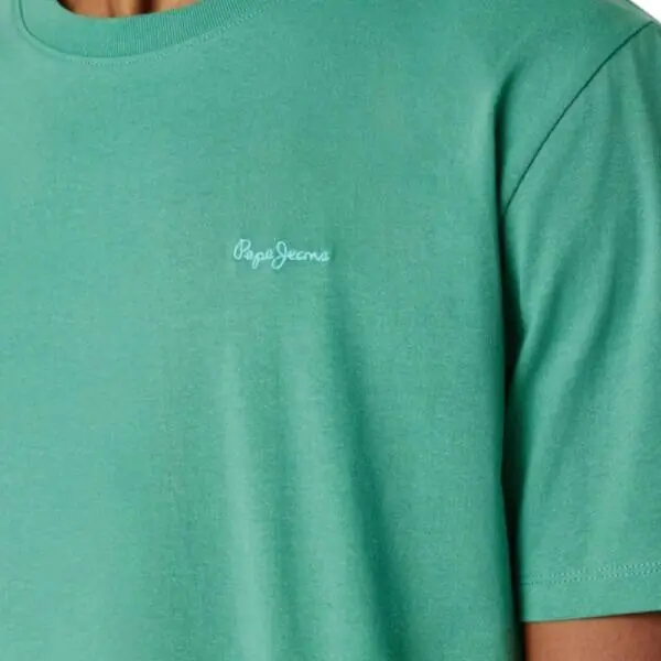 Pepe Jeans - Ανδρικό T-shirt Contrast Connor PM5010179-671 Πράσινο PM5010179-671