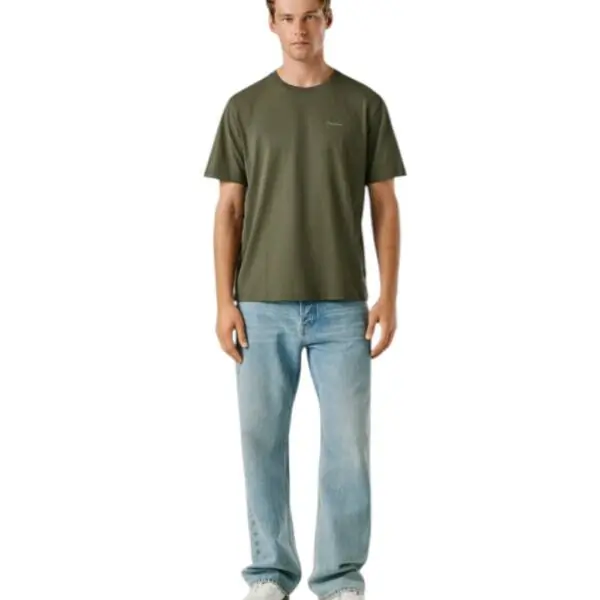 Pepe Jeans - Ανδρικό T-shirt Contrast Connor PM5010179-728 Λαδί PM5010179-728