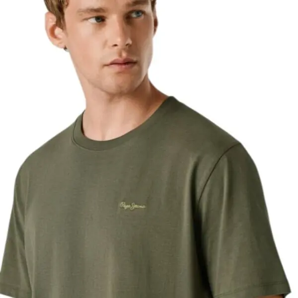 Pepe Jeans - Ανδρικό T-shirt Contrast Connor PM5010179-728 Λαδί PM5010179-728