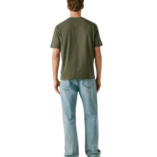 Pepe Jeans - Ανδρικό T-shirt Contrast Connor PM5010179-728 Λαδί PM5010179-728