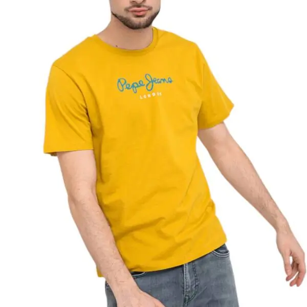 Pepe Jeans - Ανδρικό T-shirt Eggo N PM5010178-089 Κίτρινο PM5010178-089