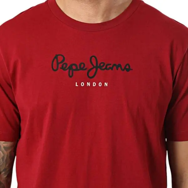 Pepe Jeans - Ανδρικό T-shirt Eggo N PM5010178-287 Μπορντό PM5010178-287