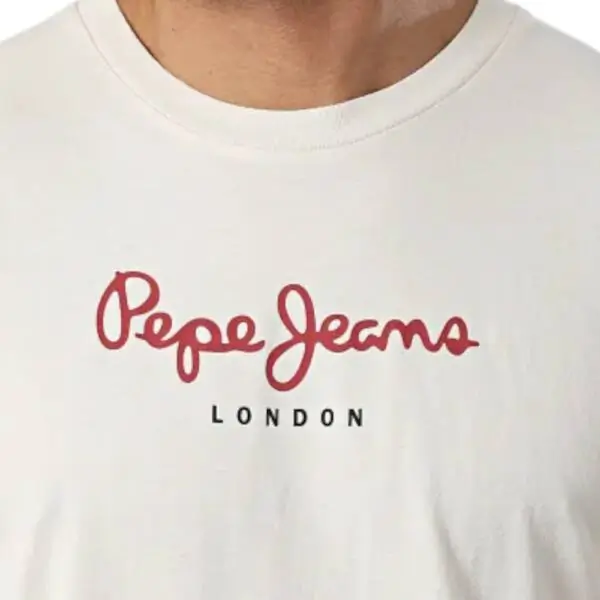Pepe Jeans - Ανδρικό T-shirt Eggo N PM5010178-804 Μπεζ PM5010178-804