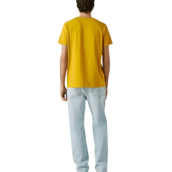 Pepe Jeans - Ανδρικό T-shirt Original Basic PM5010180-089 Κίτρινο PM5010180-089