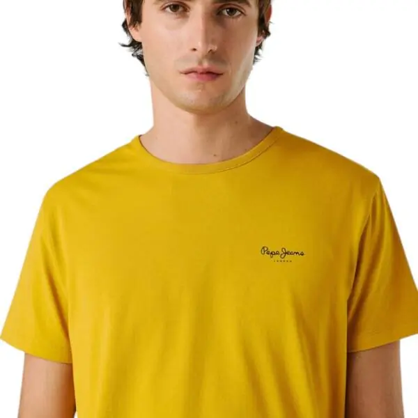 Pepe Jeans - Ανδρικό T-shirt Original Basic PM5010180-089 Κίτρινο PM5010180-089