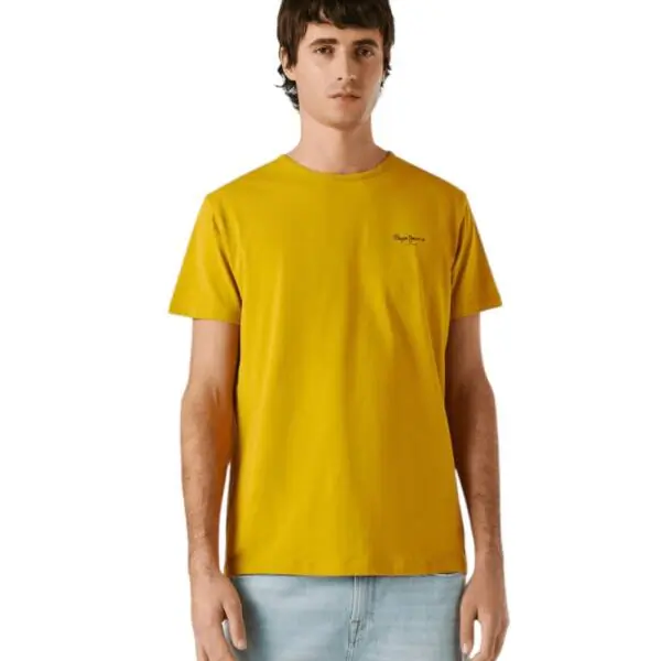 Pepe Jeans - Ανδρικό T-shirt Original Basic PM5010180-089 Κίτρινο PM5010180-089