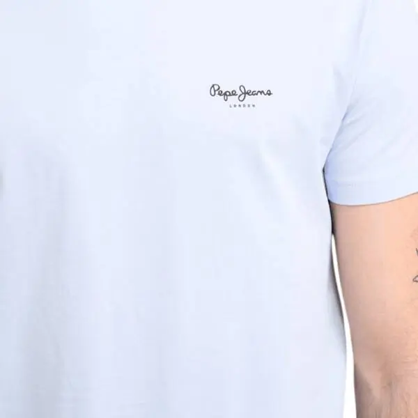 Pepe Jeans - Ανδρικό T-shirt Original Basic PM5010180-504 Μπλε Του Πάγου PM5010180-504