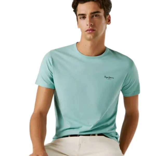 Pepe Jeans - Ανδρικό T-shirt Original Basic PM5010180-518 Μπλε Ανοιχτό