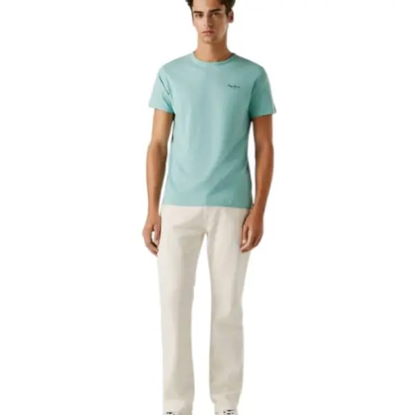 Pepe Jeans - Ανδρικό T-shirt Original Basic PM5010180-518 Μπλε Ανοιχτό PM5010180-518