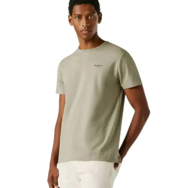 Pepe Jeans - Ανδρικό T-shirt Original Basic PM5010180-701 Πράσινο PM5010180-701