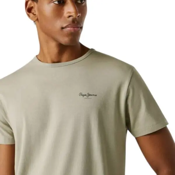 Pepe Jeans - Ανδρικό T-shirt Original Basic PM5010180-701 Πράσινο PM5010180-701