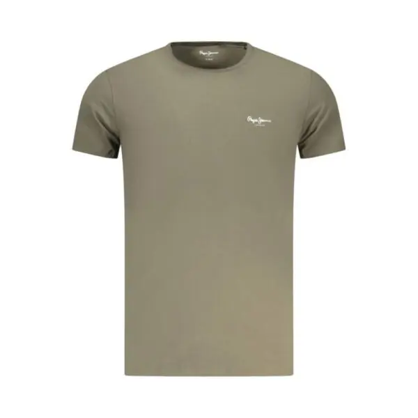 Pepe Jeans - Ανδρικό T-shirt Original Basic PM5010180-728 Χακί PM5010180-728