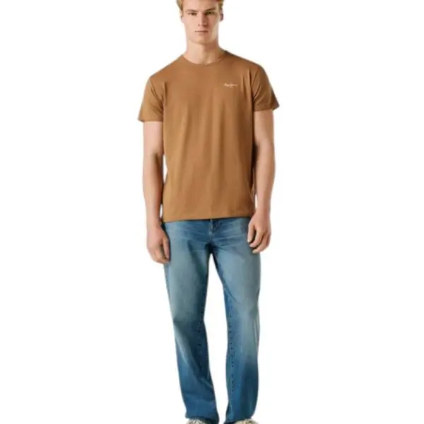 Pepe Jeans - Ανδρικό T-shirt Original Basic PM5010180-850 Καφέ PM5010180-850