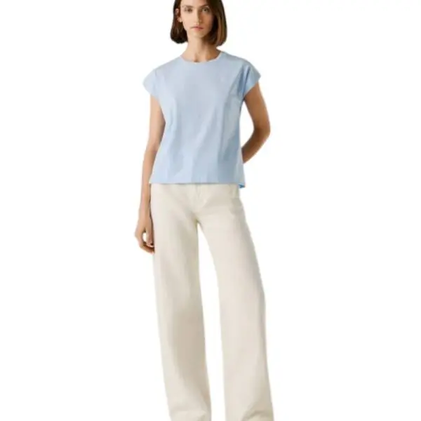 Pepe Jeans - Γυναικείο T-Shirt Bloom PL504821-502 Γαλάζιο PL504821-502