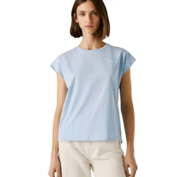 Pepe Jeans - Γυναικείο T-Shirt Bloom PL504821-502 Γαλάζιο PL504821-502