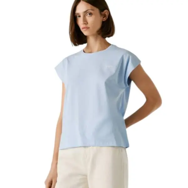 Pepe Jeans - Γυναικείο T-Shirt Bloom PL504821-502 Γαλάζιο PL504821-502