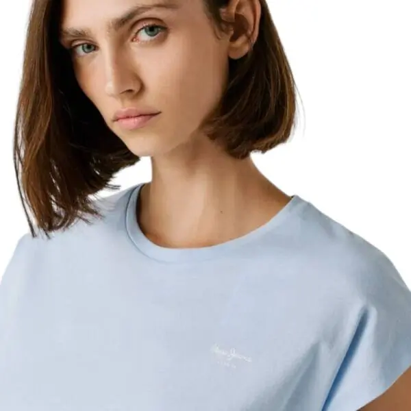 Pepe Jeans - Γυναικείο T-Shirt Bloom PL504821-502 Γαλάζιο PL504821-502