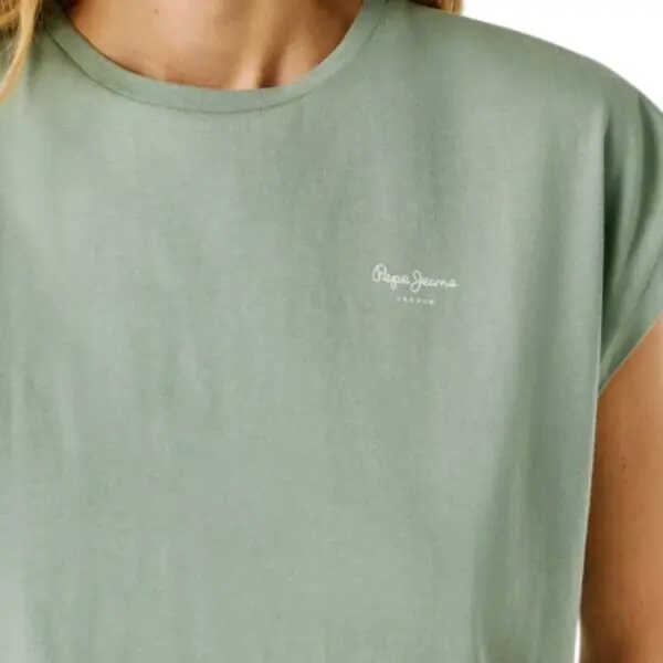 Pepe Jeans - Γυναικείο T-Shirt Bloom PL504821-610 Πράσινο Ανοιχτό PL504821-610