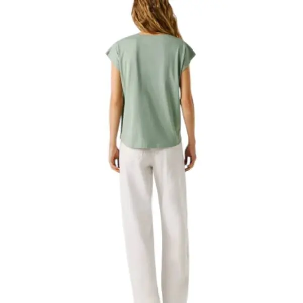 Pepe Jeans - Γυναικείο T-Shirt Bloom PL504821-610 Πράσινο Ανοιχτό PL504821-610